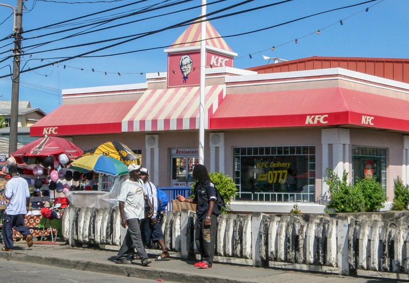 KFC, Scarborough, Tobago <small>(© S.M.Wooler)</small>
