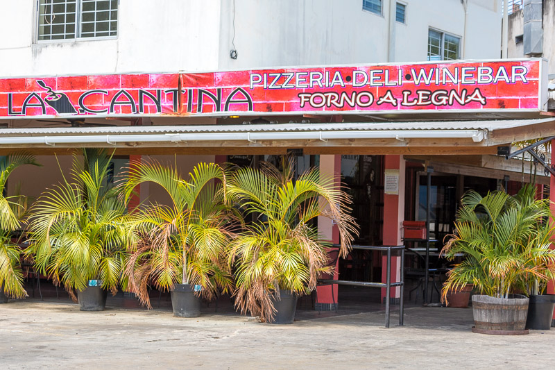 La Cantina Pizzeria, Crown Point, Tobago <small>(© S.M.Wooler)</small>
